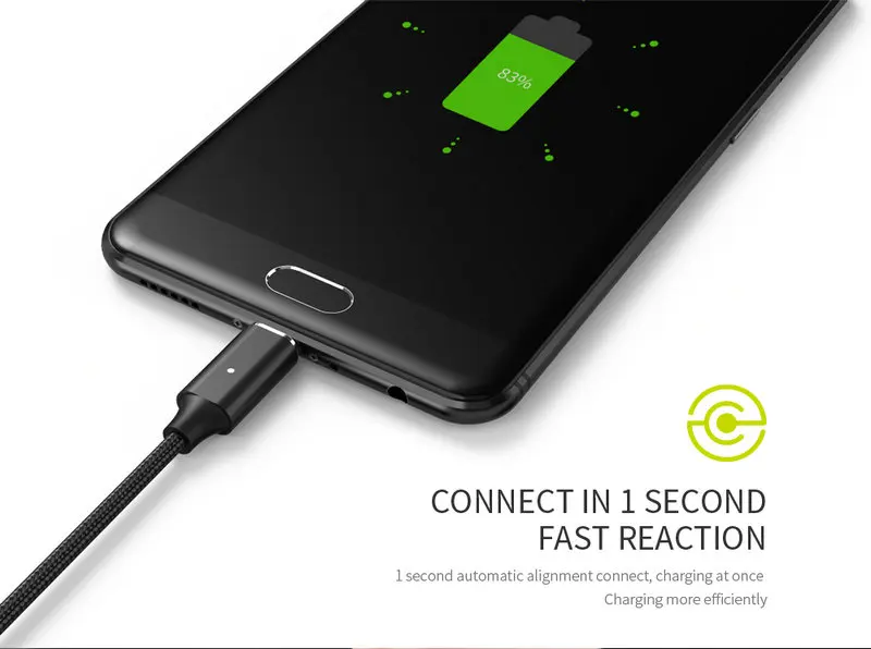 WSKEN Lite 2 magnetic micro usb type c metal data cable  (3)
