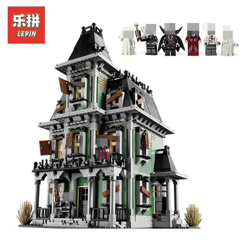 

Lepin New 16007 2141Pcs Monster fighter The haunted house Model set Building Kits Model Compatible With LegoINGlys 10228 Gifts