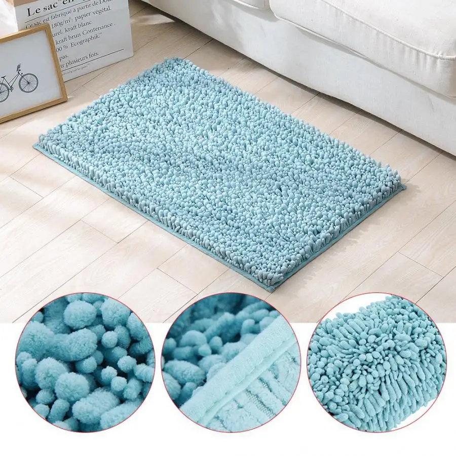 Blueish Green Zerodis коврики для ванной комнаты нескользящий коврик 50x80 см гостиная нескользящий коврик Ванная комната нескользящий, для ванной коврик для ванной - Цвет: Blueish Green