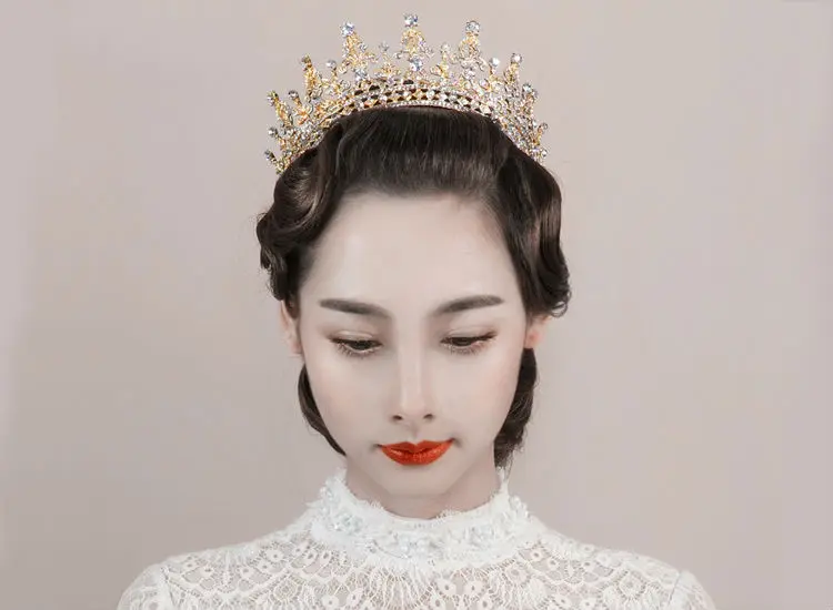 Braut Prinzessin Prinzessin Strass Crystal Hair Tiara Crown Stirnband Schle H5O4 Braut Prinzessin Prinzessin Strass Crystal Hair Tiara Crown Stirnband Schle H5O4