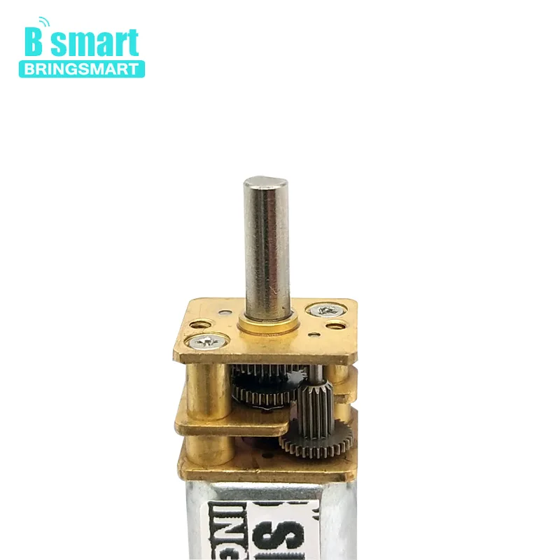 Bringsmart N30 микро мотор редуктор 3 мм диаметр вала 3В 6В 12В DC металлический Хобби DIY