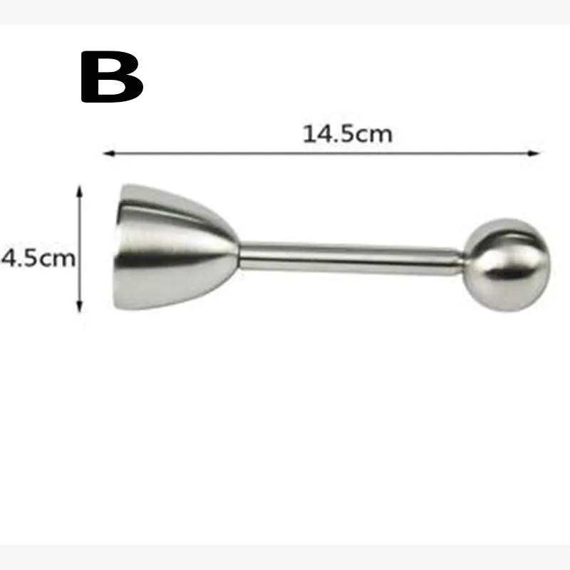 Творческое яйцо резак Нержавеющая сталь сырья яичной скорлупы Топпер открывалка для яиц кухонные принадлежности гаджеты яйца держатель huevo oeuf