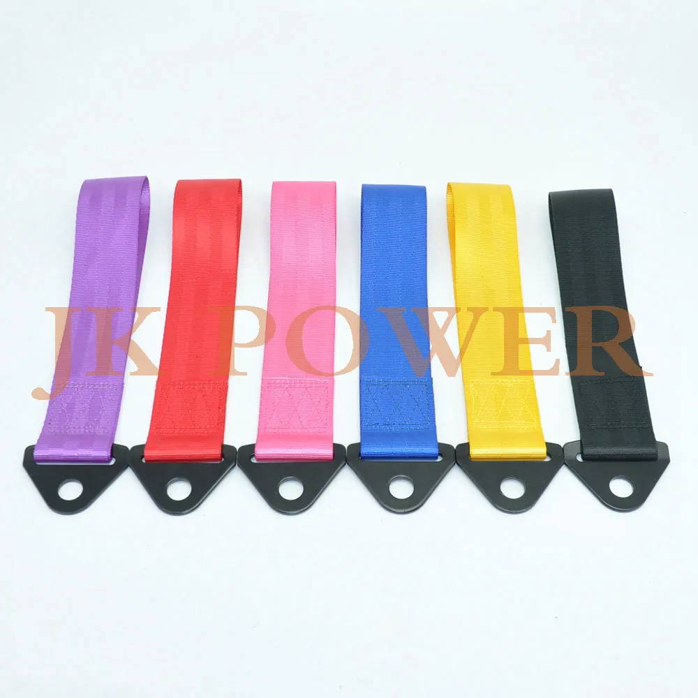 JK Universal Pink Tow Strap Tow Hook Ribbon FOR Front Rear Bumper