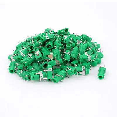 

100Pcs PCB Mount 3.5mm Female 4 Pins DIP Stereo Audio Jack Connector PJ321