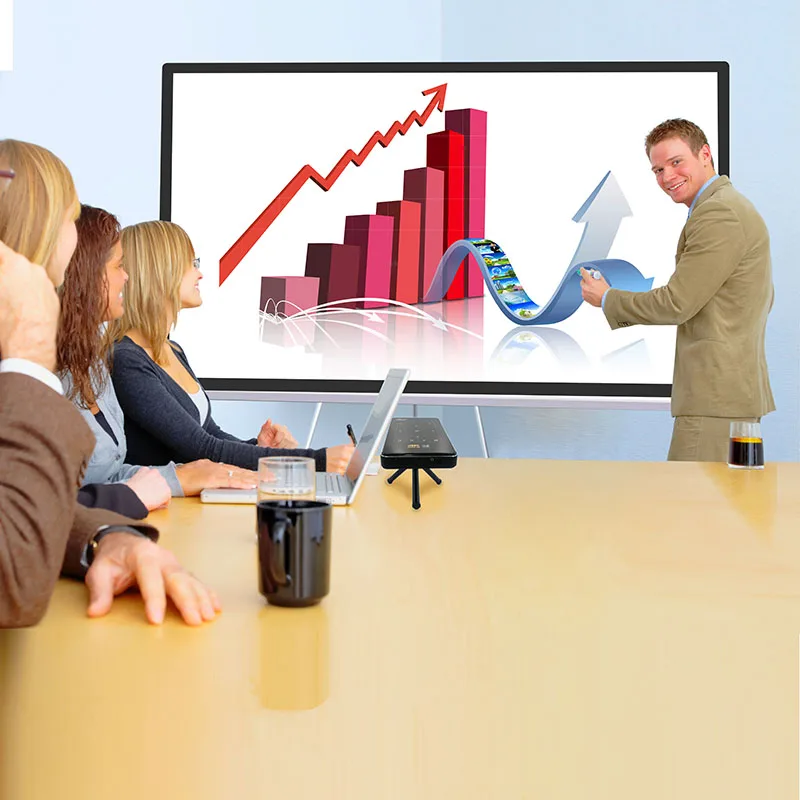 DLP IMK95 Mini 4K Projector Android 6.0 HDMI USB 2.0 Portable Projector 2.4G 5G Wifi Bluetooth 4.1 H.265 Home Cinema Projector