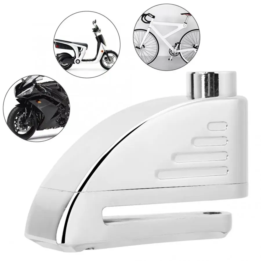 

Anti-theft Wheel Disc Brake Lock Security Alarm Lock for Motorcycle Bicycle Bike with 2 Keys cerradura