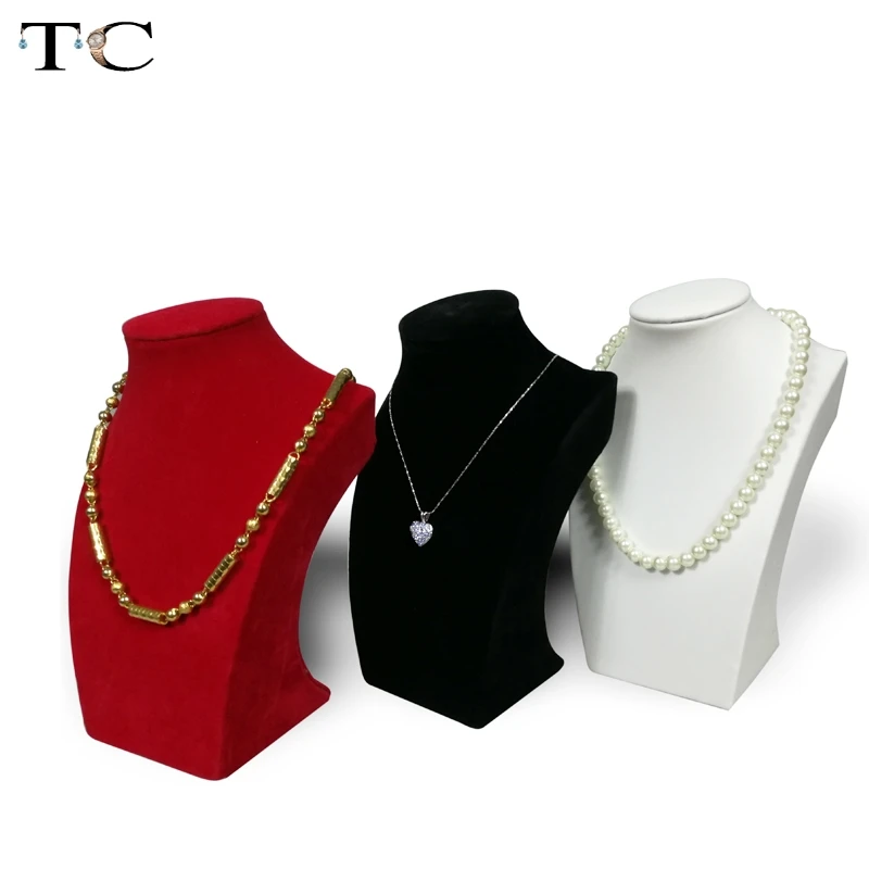 

Free Shipping 3 Color Necklace Pendant Display Holder Jewelry Display Stand 15*8.5*22cm