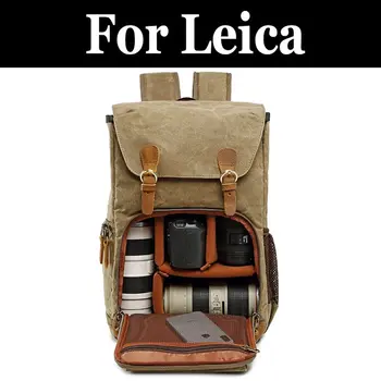 

Canvas Waterproof Photography Bag Outdoor Wear-resistant Large Camera Photo Backpack For leica M Edition 60 Monochrom Typ 240