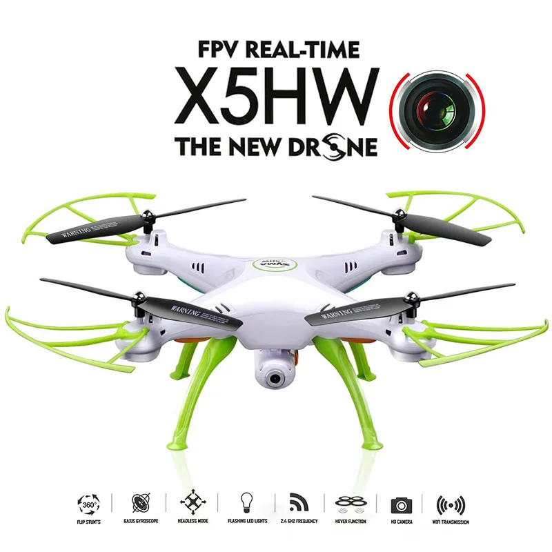 

Original Syma X5HW (X5SW Upgrade) FPV RC Drone with WiFi Camera RC Quadcopter with LED Light Headless Model Dron RTF Gift Toy