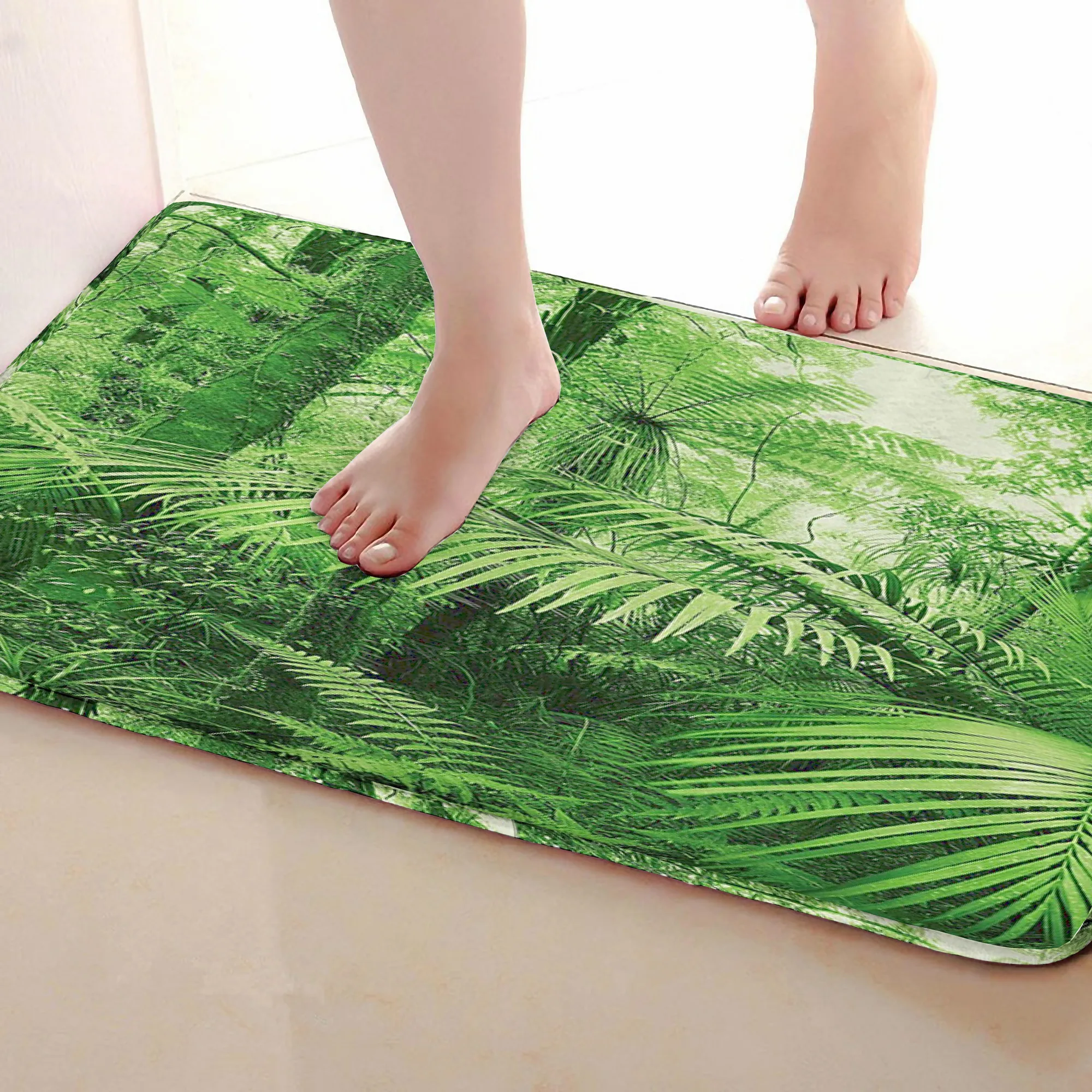 Jungle Style Outdoor Mats,Funny Anti skid Bath Mat, Doormats,Door