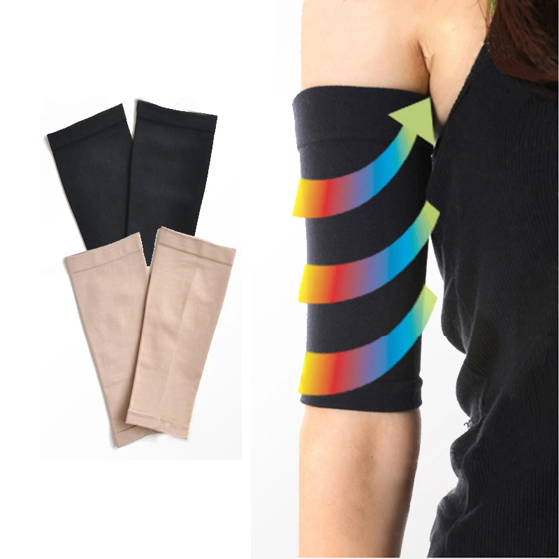 1 Pair font b Weight b font font b Loss b font Arm Sleeves High Elastic
