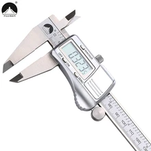On sale FUJISAN Digital Caliper 0-200mm/0.01mm Stainless Steel Metric/Inch Electronic Vernier Calipers Micrometer Gauge Measuring Tools