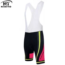 KIDITOKT женские велосипедные шорты с 3D гелевой подкладкой летние шорты для горного велосипеда с лямками нижнее белье для велоспорта гоночные велосипедные шорты