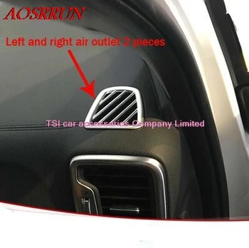 

car-styling ABS Chrome instrument LR Air-conditioning Outlet Cover Chrome plate For Kia Sportage 2016 QL Fourth generation