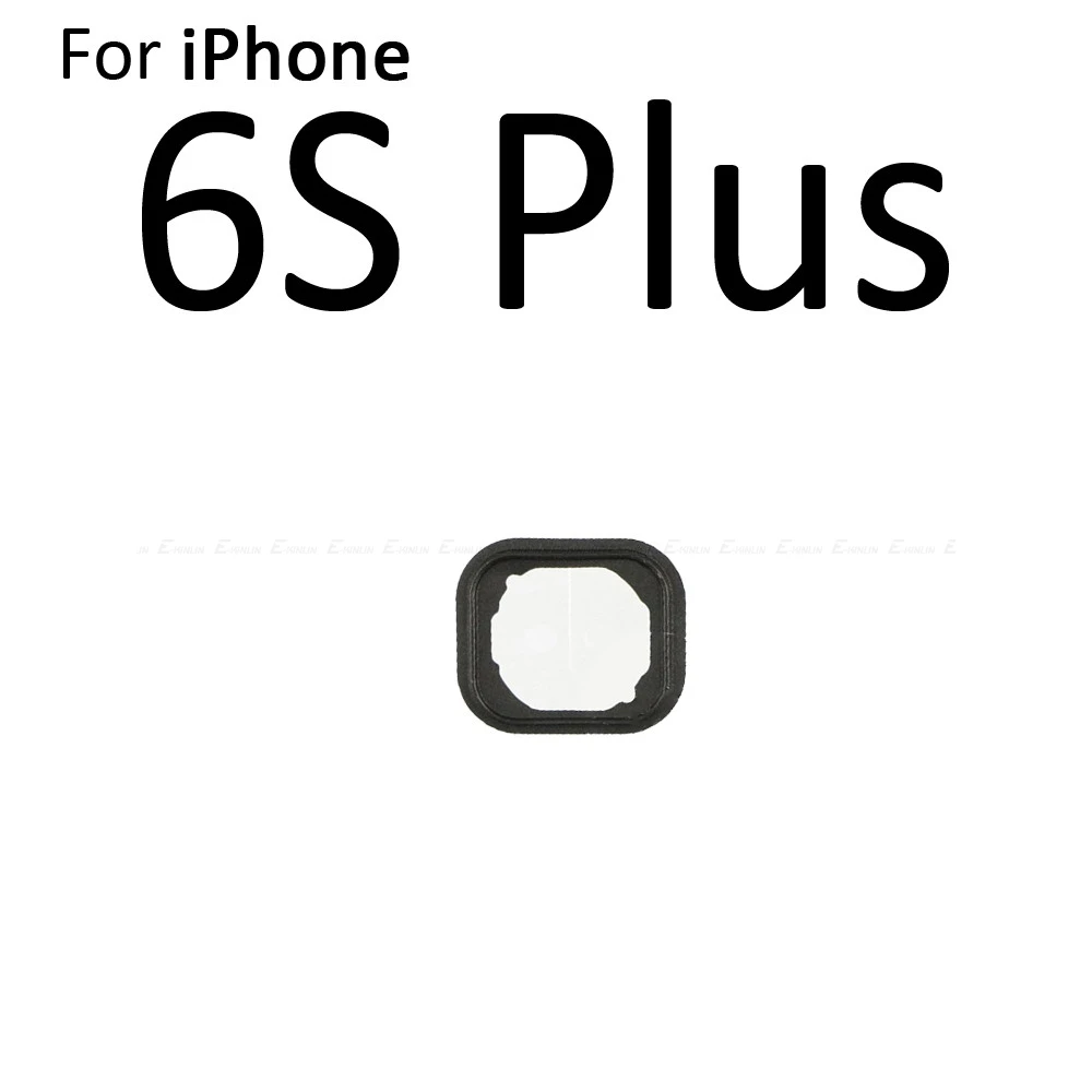 5 шт./лот кнопка домой клей резиновая прокладка наклейка держатель запасные части для iPhone 4 4S 5 5S 5C SE 6 7 6S 8 Plus