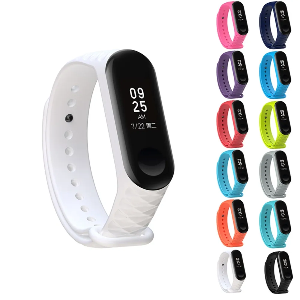 Замена пояса MI Band 3 пояса силиконовый пояс смарт-браслет замена проса 3 Аксессуары