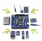 OpenM128 посылка B# ATmega128A-AU ATmega128 ATMEL Мега AVR 8 бит RISC доска+ 11 шт. аксессуар модули Наборы