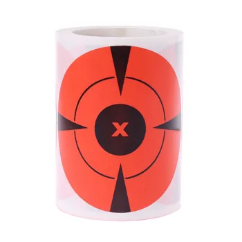 

125Pcs 7.5cm 3Inch Adhesive Shooting Target Bullseye Round Splatter Sticker Shoot Exercises Accessories