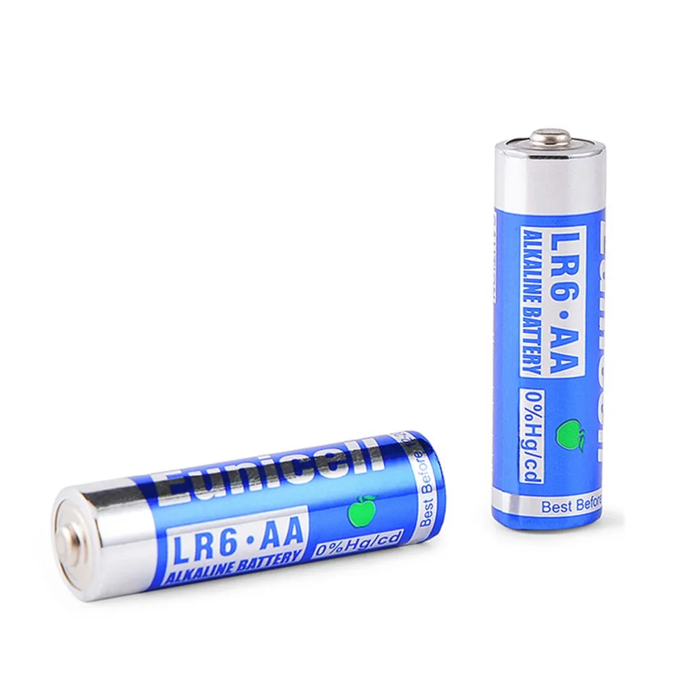 Eunicell 4pcs/lot AA batteries R6P LR6 AA 1.5V Alkaline duty Battery Primary and Dry Batteries