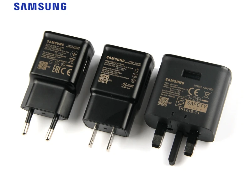 Samsung быстрая зарядка настенное зарядное устройство EP-TA200 для samsung GALAXY S9+ S10 S10X SM-G9700 S10E S10Plus G9750 S9 type-C