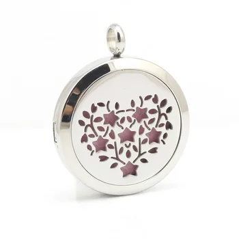 

Stainless Steel Love Heart Perfume Pendant Aromatherapy Essential Oils Diffuser Pendant Locket Necklace