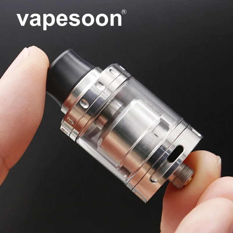 

Vapesoon Merlin mini RTA Atomizer 24mm 2ml 510 thread Dual Airflow Electronic Cigarette Atomizer Tank Vaping RTA
