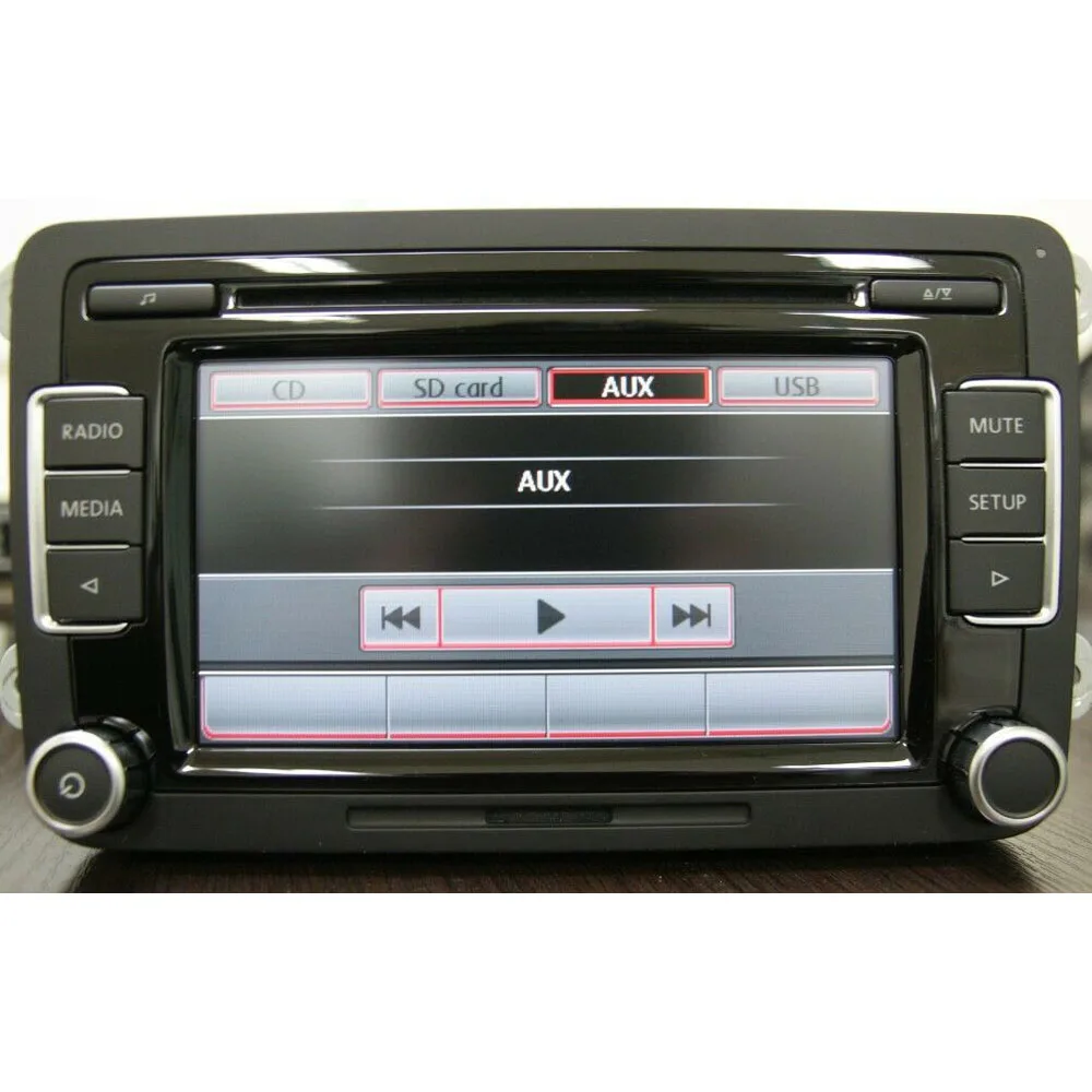 Автомобильное радио sreteo RCD510 два DIN полный сенсорный экран USB MP3 6CDS AUX OPS для Volkswagen Golf