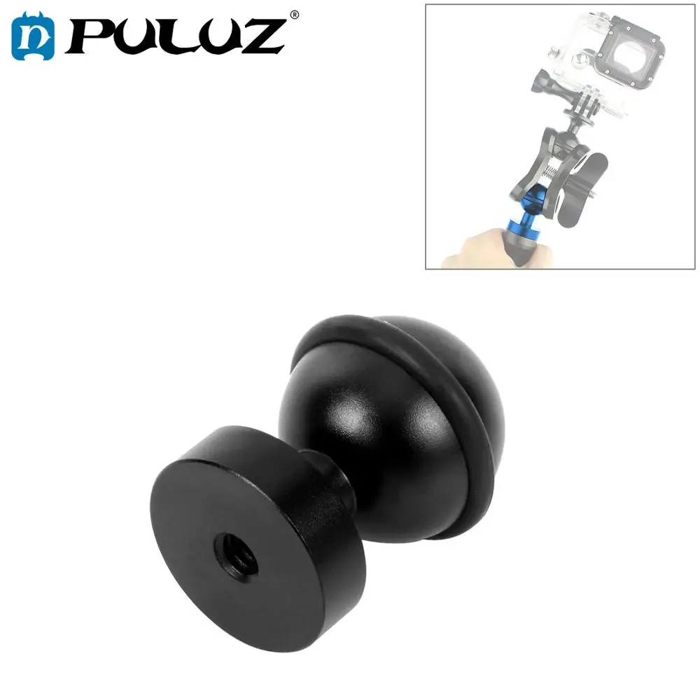 

PULUZ CNC Aluminium Flash Bracket Hot Shoe Diving Fill Light Arm Ball Head For GoPro /DJI Osmo Camera Diving Tray Stabilizer