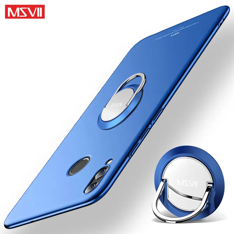 Huawei Honor 8X Max 9X Pro Чехол Msvii палец кольцо Coque 6X 7X металлический магнитный держатель