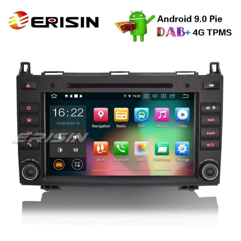 Erisin ES7921B 64 8 &quotDAB + Android 9 0 автомобильный стерео GPS CD DVR для Mercedes A/B Class Sprinter Vito
