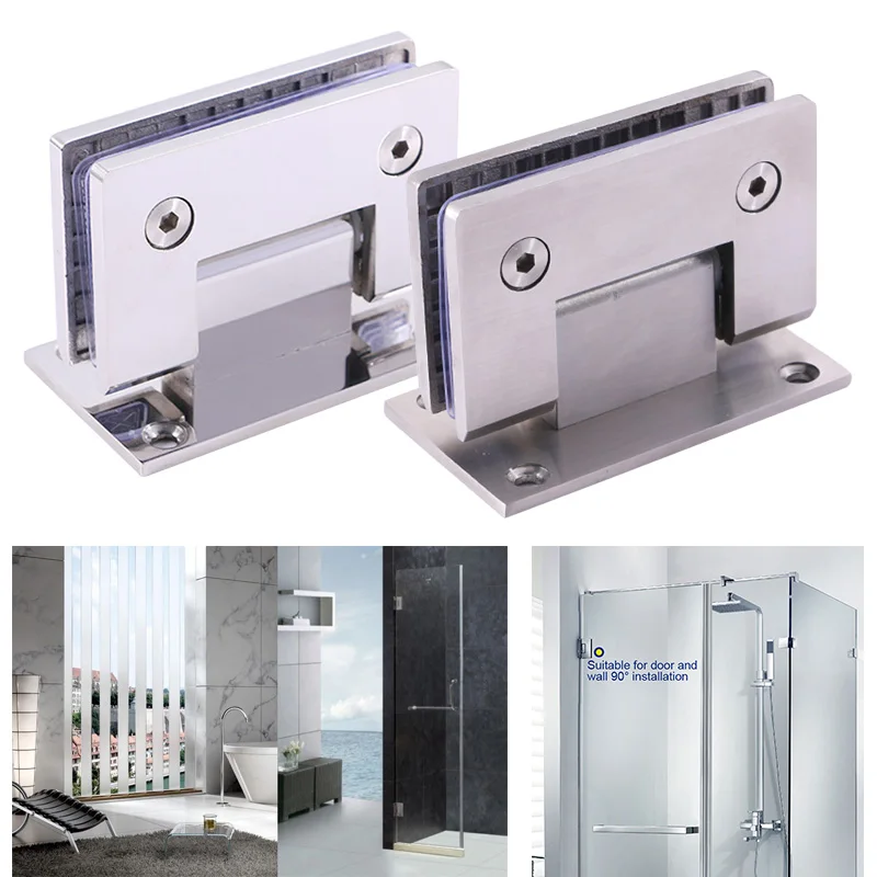 Heavy Duty 90 Degree Glass Door Hinge Cupboard Showcase Cabinet