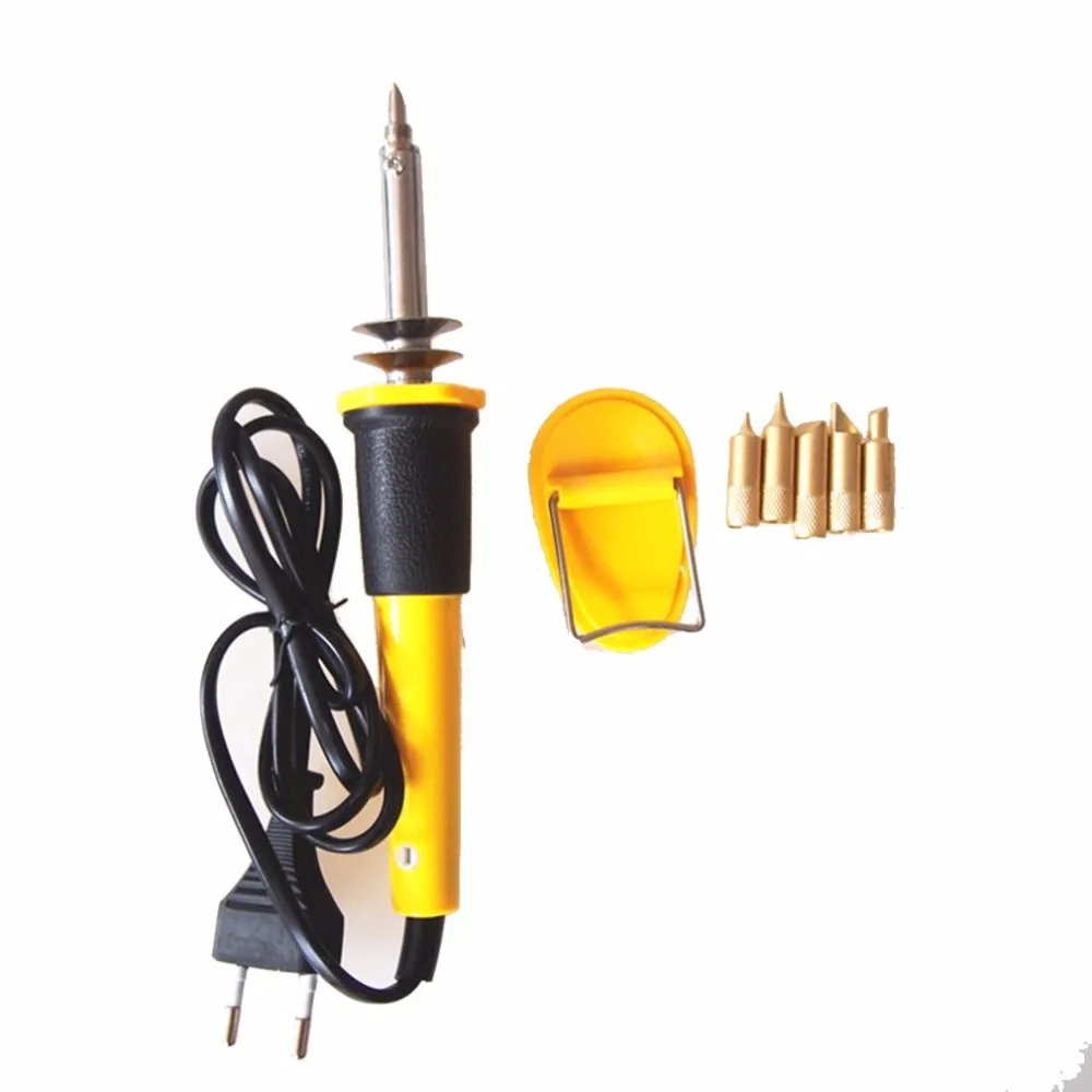 220v European Regulations On The Board 7 Sets Of Tools Branding Brush 40w Carving Iron | Инструменты