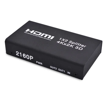 

HDMI 1x2 splitter Support 4Kx2K, 3D HDMI one-in and two-out splitter