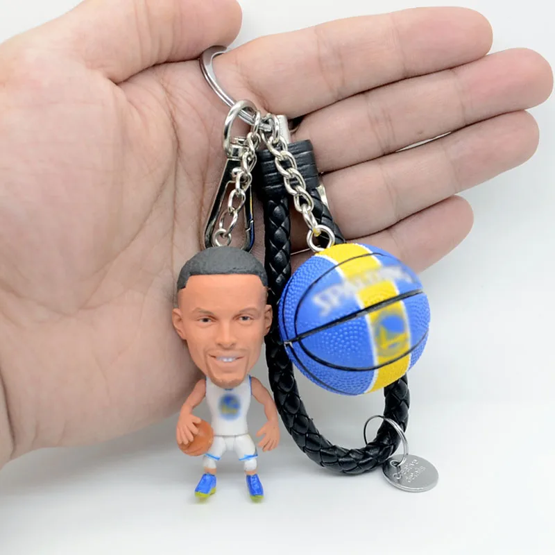 

All star Stephen Curry Basketball player Model Figurine mannequins Toy curry keychain action figure for christmas gift