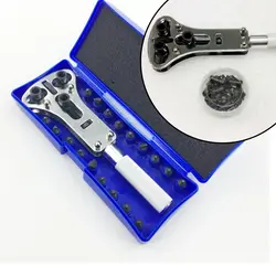 Регулируемый гаечный ключ открытый инструмент часы задняя крышка открывалка Часовщик базовые винты разборка часы ремонт инструмент