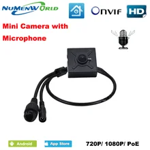 Numenworld IP Камера 720 P/1080 P POE HD webcam Мини CCTV Аудио-Видео Камера ONVIF P2P RTSP Камеры Скрытого видеонаблюдения для дома
