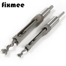 2pc 10mm 16mm Square Hole Saw Mortising Chisel w/ Twist Drill Bit Wood Tool 2pc 10mm 16mm Square Hole Saw Mortising Chisel w/ Twist Drill Bit Wood Tool