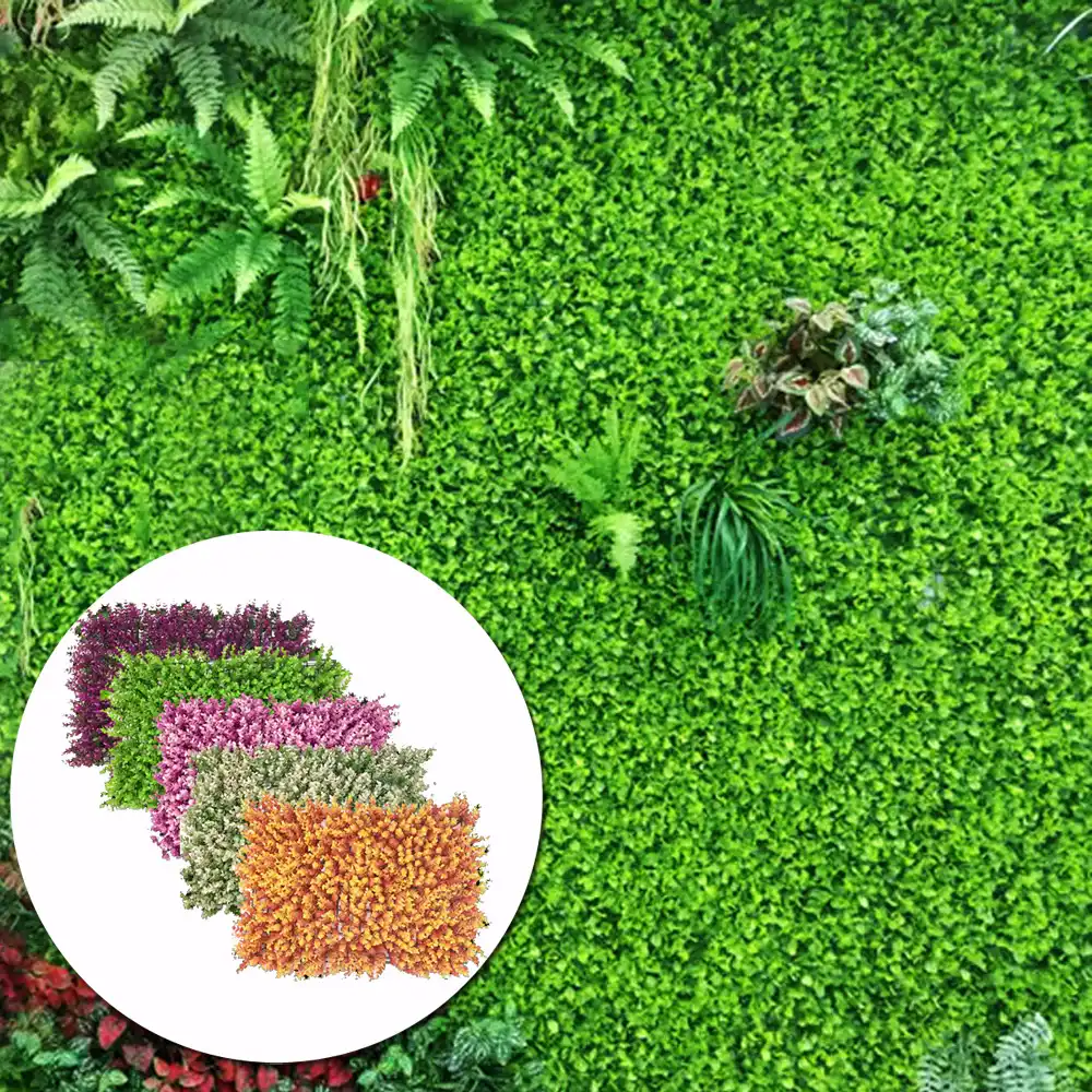 Artificial Plastic Plant Gr Flower Wall Panels Background Real Plastic Plant Gr Flower Wall Panels