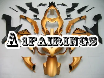

Black Gold Complete Motorcycle Covers Fairings for Yamaha R1 Year 2007 2008 07 08 ABS Plastic Injection Sportbike Cowling Carene