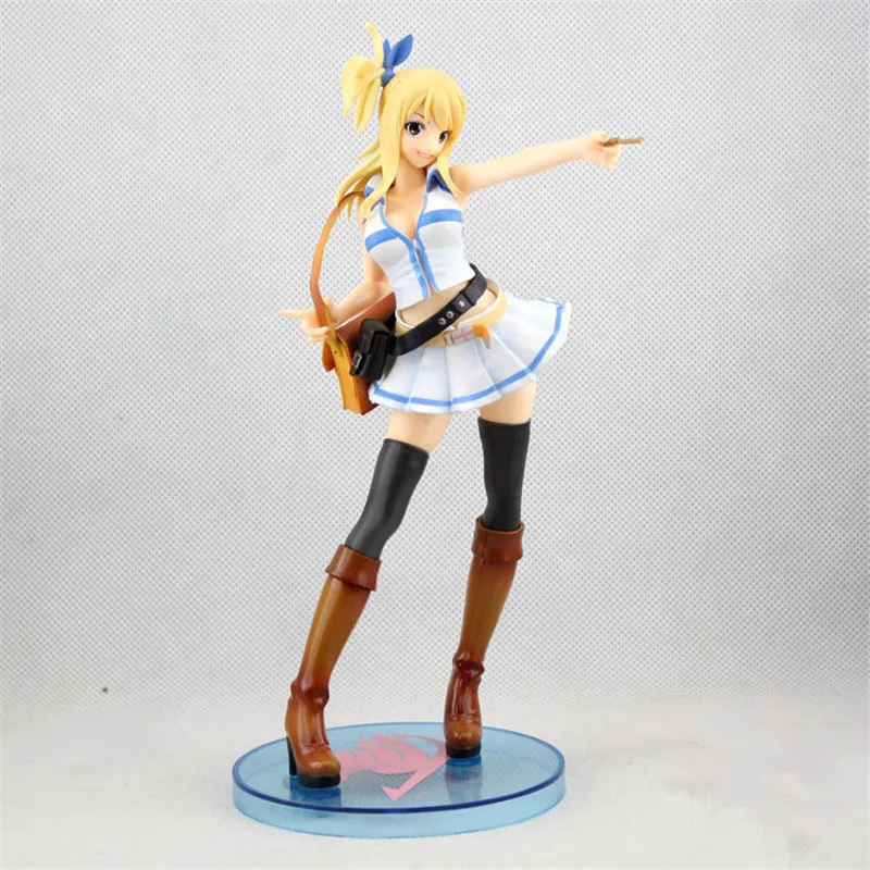 

Fairy Tail Lucy Heartphilia with white dress PVC Action Figure Collection Model Toy 23CM