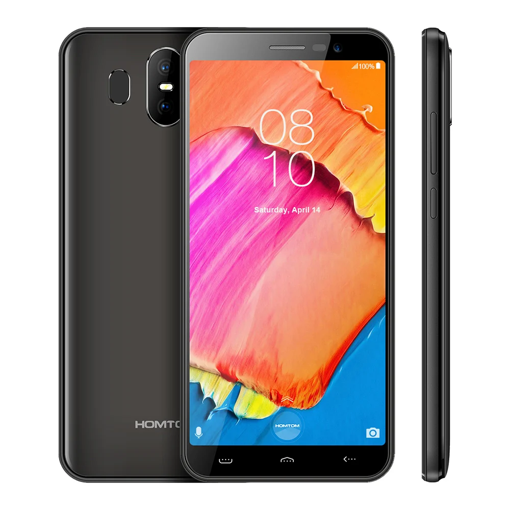 Мобильный телефон 5.5'' HOMTOM S17 2GB 16GB память 3000 mAh Face ID Android 8.1 MT6580 4 ядра 13MP+ 2MP двойной камеры 3g разблокирован смартфон