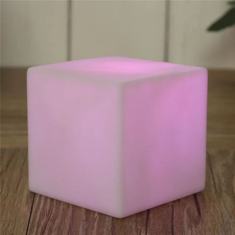  LED Colorful Changing Mood Cubes Night Glow Lamp Light Gadget Gizmo Home Decor Romantic Lighting 7  - 32609828327