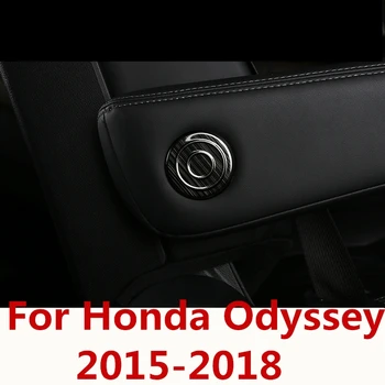 

For Honda Odyssey 2015-2018 car styling Seat armrest Arm frame Decorative circle Interior decoration Auto Accessories