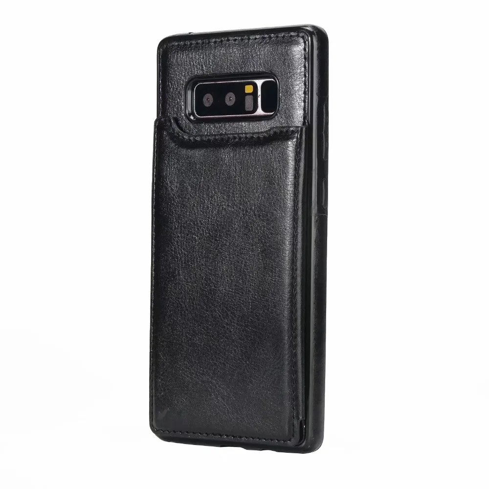 Кожаный чехол для samsung Galaxy S9 S9 plus s7 edge чехол Магнитный чехол-бумажник держатель для карт с подставкой для samsung Note 8 s8 plus кейс на заднюю панель