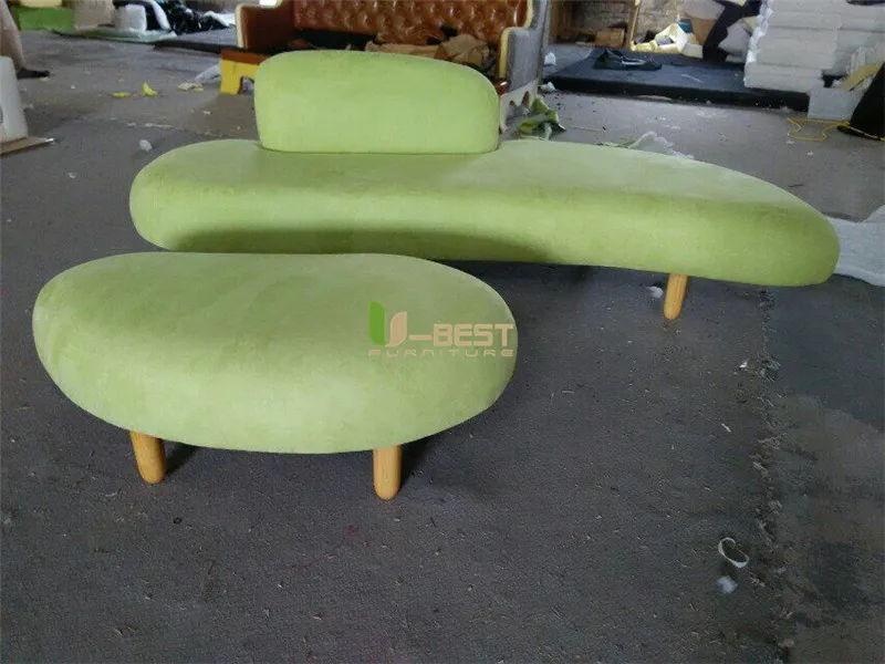 noguchi sofa with ottoman fabric sofa u-best sofa (2)