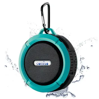

Portable suction cup mini bluetooth speaker wireless speaker sound system stereo music peripheral waterproof splash outdoor