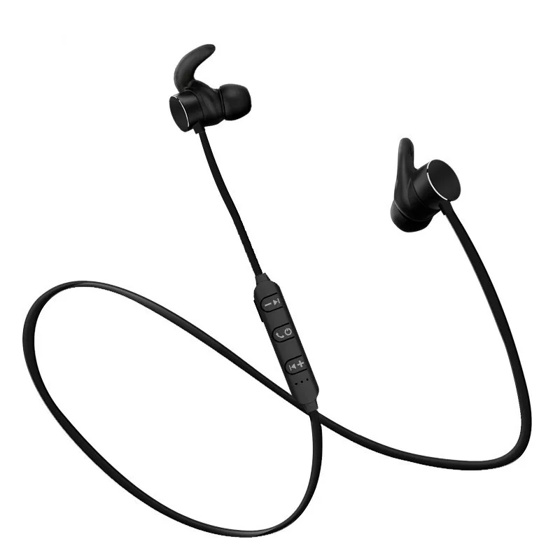 Металлические магнитные беспроводные наушники Bluetooth-гарнитура спортивные для