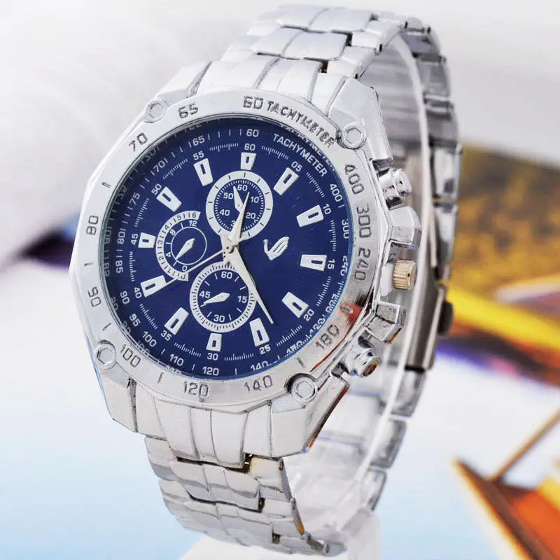 Fashion Men Women Luxury Military Business Quartz Watch Male Full Steel Sport Wristwatches