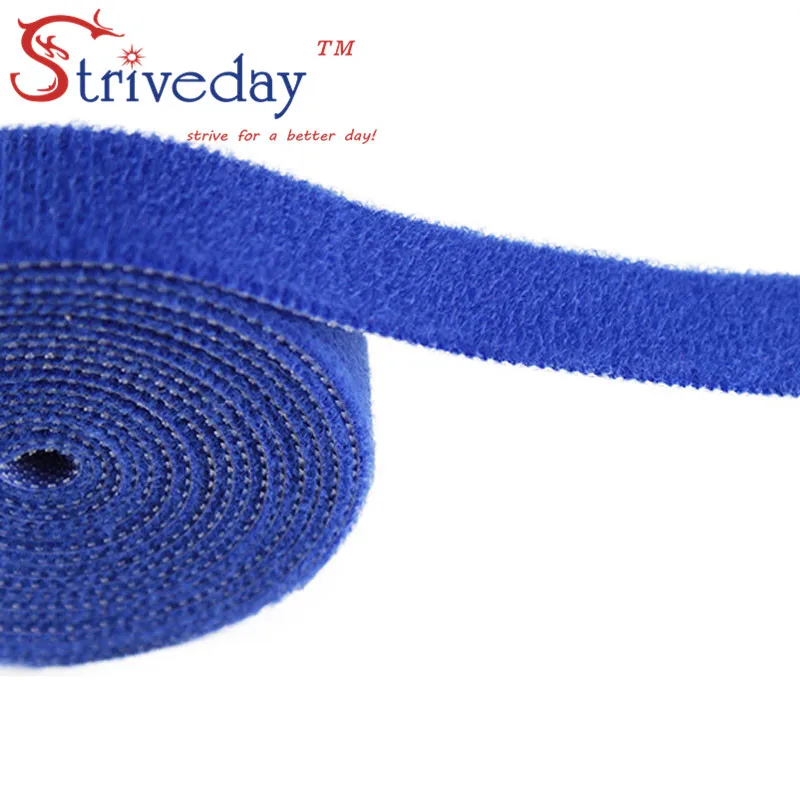 

5 Meters/roll Width 4 cm magic sticker nylon cable ties reusable wire management cable ties 6 colors to choose from DIY