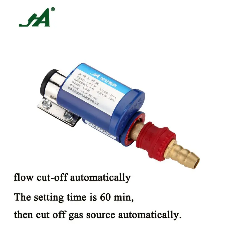 

JA8401 Setting Timer Safe Valve Gas Leakage Cut Off Intelligently Home Smart Protection control valves brass relife valve